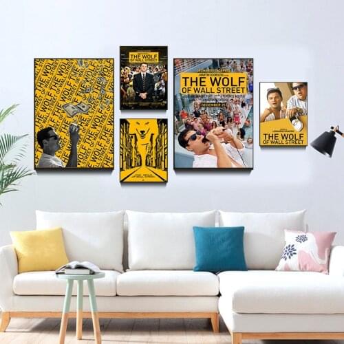 Hot THE Wolf of Wall Street TV Series Paintings Art Poster&Prints Wall Pictures Home Decor картины на стену