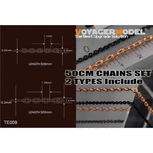 Voyager TE059 50cm Chains set (2 types) (GP)