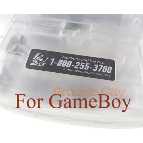 3pcs battery cover back sticker universal For Gameboy GBA GBC GBP GBA SP Console Back Tag Custom Design Stickers Label