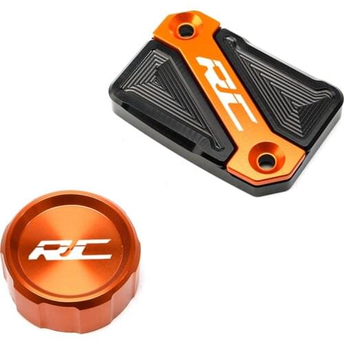 Latest Motorcycle Front & Rear brake Fluid Cylinder Master Reservoir Cover For KTM RC 390 RC 125 RC 200 RC 250 2013-2021 2020
