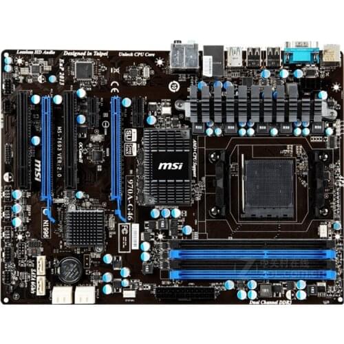 Original motherboard MSI 970A-G46 MS-7693 DDR3 Socket AM3/AM3+ 32GB USB 3.0 970 Desktop motherborad Free shipping