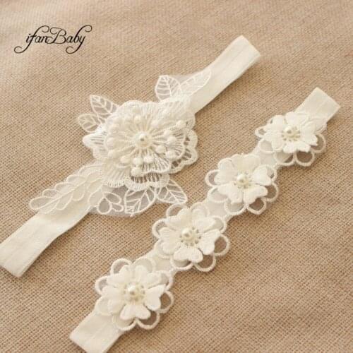 Customizable Bridal Wedding Garter Lace Flower Garter 1set of two