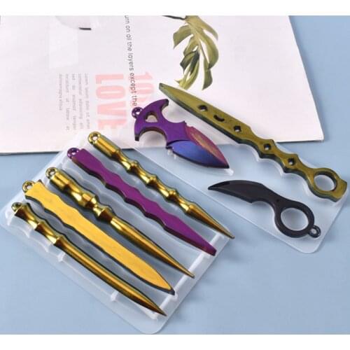Finger Cots Knife Defense Silicone Casting Molds Jewelry Tools For DIY Resin Keychain Uv Epoxy Handmade Artcraft Resin Making
