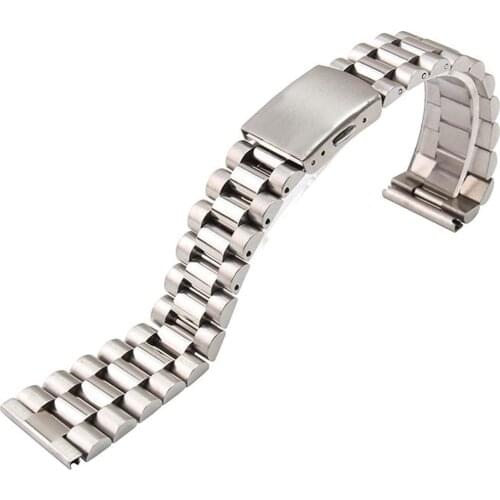 18mm 20mm 22mm Straight End Stainless Steel President Oyster Replacement Bracelet for Scuba 6309-7040