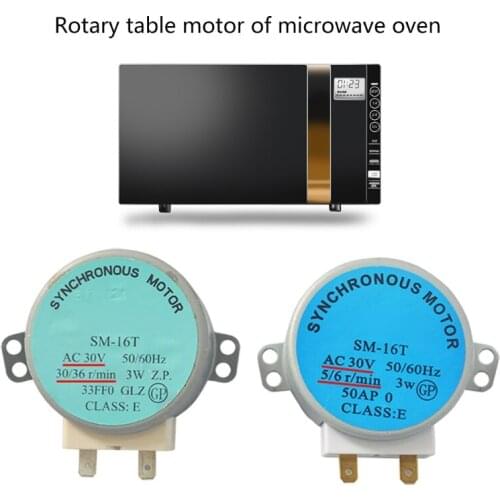 Brand New and Original Microwave Oven Synchronous Motor with 2 Pins Terminals Compatible with Galanz Microwave