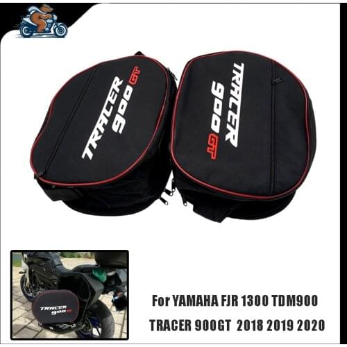 For YAMAHA FJR 1300 TDM900 TRACER 900GT 2018 2019 2020 Motorcycle Waterproof Duffel Bag Tool Bag Rear Luggage Black Suitable