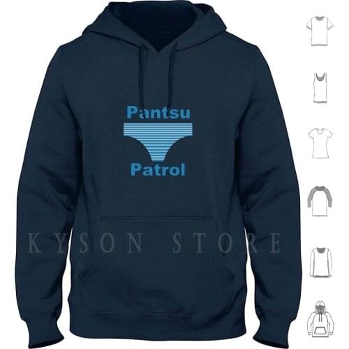 Pantsu Patrol Logo Hoodie long sleeve Cotton Anime Loli Lolicon Imouto Panties Pantsu Hentai Onee Chan Onii Chan