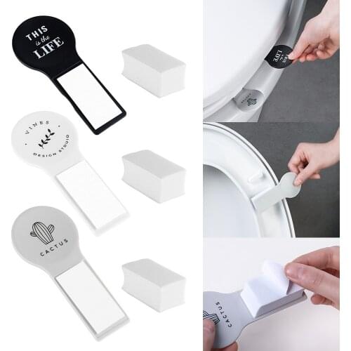 Hogar Nordic Toilet Seat Cover Lifter Sanitary Closestool Seat Cover Lift Handle Toilet Seat Cover Lifter Bathroom Home