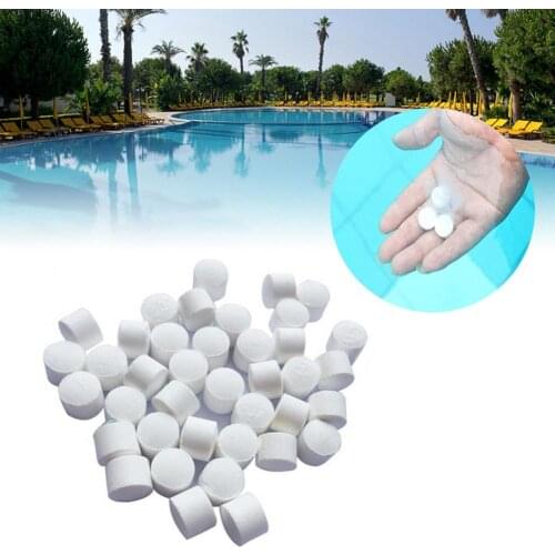 100g Swimming Pool Chlorine Cleaner Water Purifier Pool Clarifier Multifunctional Cleaning Tools Tub Spa Chlorine Pills