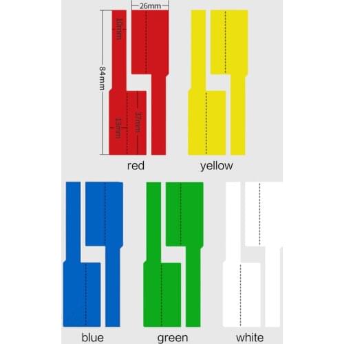 150PCS P-type Cable Label Paper Network Cable Label Three-proof Network Cable Classification Sticker