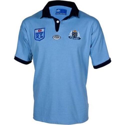 1985 NSW Blue Retro Jersey RUGBY JERSEY Sport S-5XL
