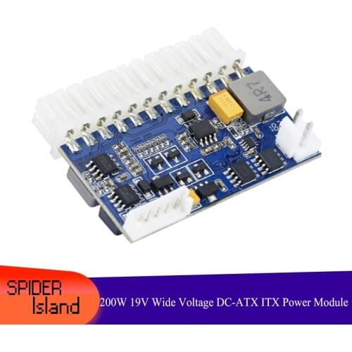 19V Wide Voltage DC-ATX ITX Power Module 200W Pico PSU Car Auto Mini ITX DC TO DC Power