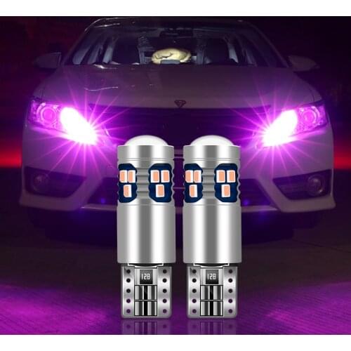 For Volkswagen VW Golf 4 5 6 7 MK4 MK5 MK6 MK7 Scirocco Caddy Touareg 2pcs T10 W5W LED Bulbs Car Width Parking Light Accessories