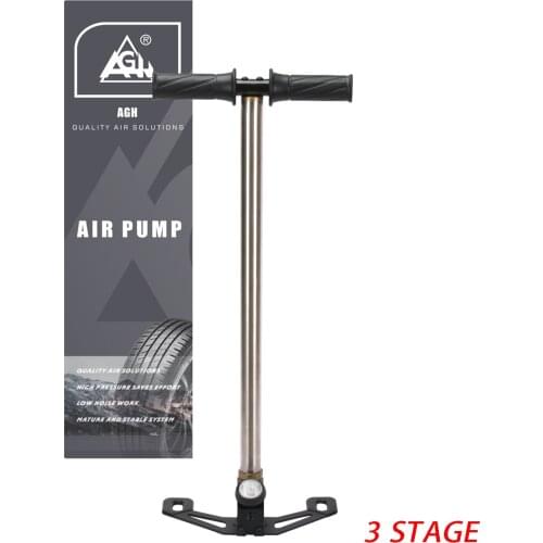 AGH PCP Hand Pump 4500Psi/30Mpa 3 stage Oil Moisture Filter Compressor Airsoft AIR Rifle Filling Scuba Diving Paintball Bomba