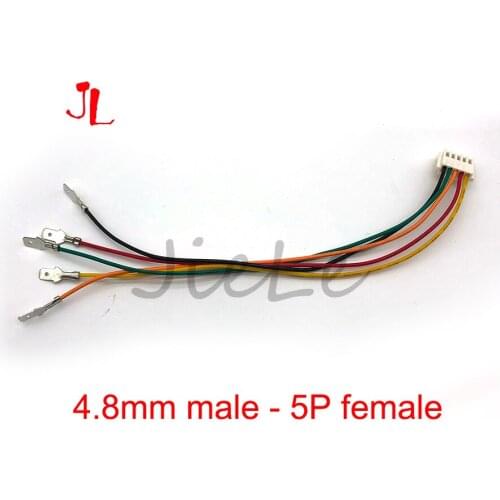 Arcade Sanwa /SEIMITSU Stick Connection USB Encoder DIY Parts 5Pin Joystick Cable Wire Harness 4.8mm 8 Way To 5P Connector