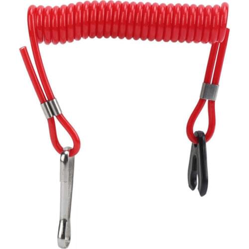 Outboard Engine Emergency Stop Lanyard Outboard Motors Safety Rope Flameout Stop Switch Safety Tether Cord Lanyard