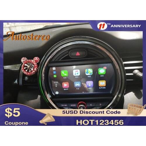 For Mini one F55 F56 Cooper 2015+Android10.0 4+64G PX6 Car GPS Navigation Auto Multimedia Player Radio Tape Recorder HeadUnit 4G
