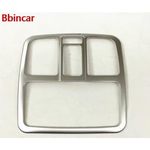 Bbincar Inner Roof Dome Front Reading Light Cover Trim ABS Chrome Car styling FOR Hyundai Tucson ix35 2010 2011 2012 2013 2014