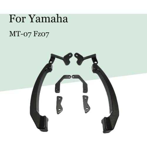 For Yamaha MT-07 Fz07 Modified Rear Armrest Rear Armrest Rear Hand Pull Heelpiece Hand Bow Motorcycle Accessories