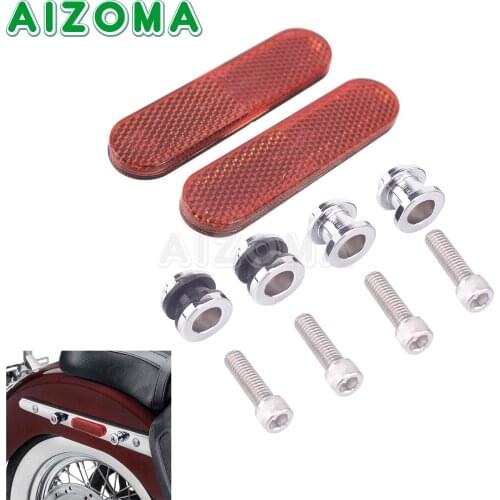 Chrome Steel Detachable Sissy Bar Docking Hardware Mounting Kit For Harley Softail Fat Street Bob FLFB FLFBS FXBR FXBRS 18-20