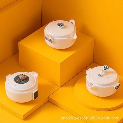 Ceramic Retro Coffee Cup Office Water Cup Filter Tea Cup with Cover Cups and Mugs Caneca Birthday Gift Box