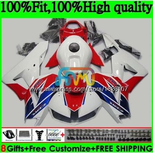 Injection For HONDA CBR600 RR CBR600RR white glossy F5 13 14 15 16 17 146BS.13 CBR 600RR 600 RR 2013 2014 2015 2016 2017 Fairing