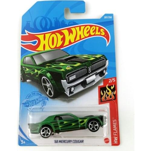 2021-207 Hot Wheels Cars 68 MERCURY COUGAR 1/64 Metal Diecast Model Collection Toy Vehicles