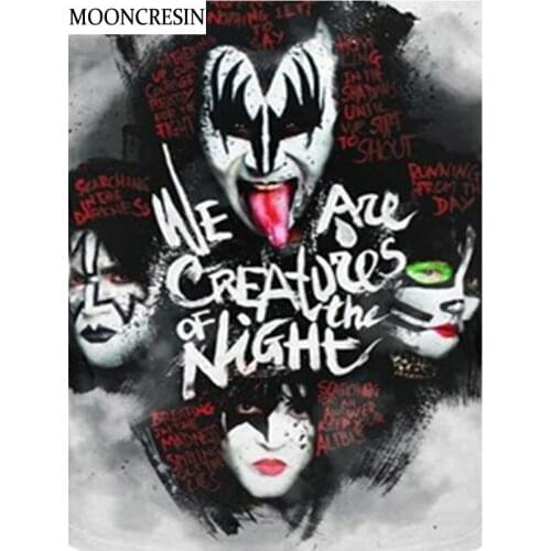 5D Diy Diamond Painting Full Square Kiss Band Needlework Cross Stitch Diamond Embroidery Kit Crystal Mosaic Stickers Wall Decor