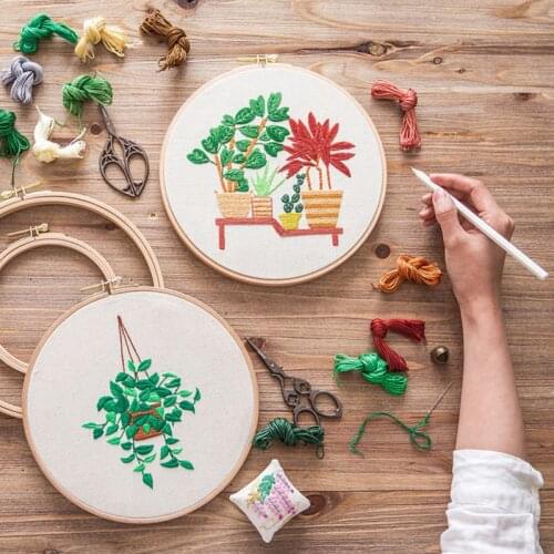 DIY Embroidery Kit Home Decor Handicraft Cross Stitch Simple Suitable For Beginners Embroidery Cloth Thread Needle Drawing #2 #7