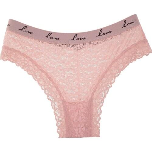 New letter elastic band sexy panties, ladies fashion lace briefs, womens Five pieces five colors
