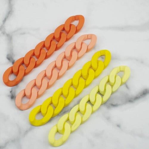 Promotion lady resin handbag strap Colorful girls fashion shoulder bag belts thick and strong big size part strap