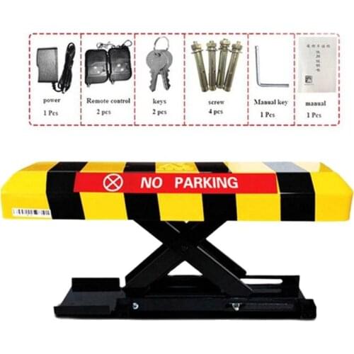 Reserved Automatic Parking Lock & Parking Barrier Gate Lock With 2pcs Remote Control