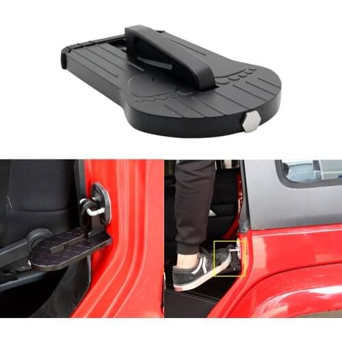 NEW 1pcs Folding Car Door Latch Hook Step Mini Foot Pedal Ladder For Jeep SUV Truck Roof