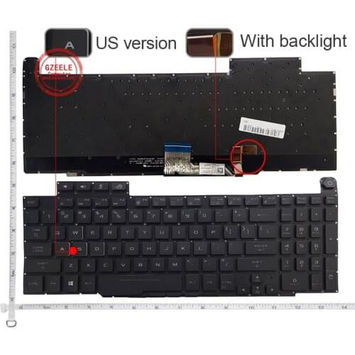 US/RU Backlit Keyboard for Asus ROG GM501 GM501G GM501GM GM501GS GM501GM-WS74 GM501GS-XS74 GM501GS-US74 V172462A V172462A1