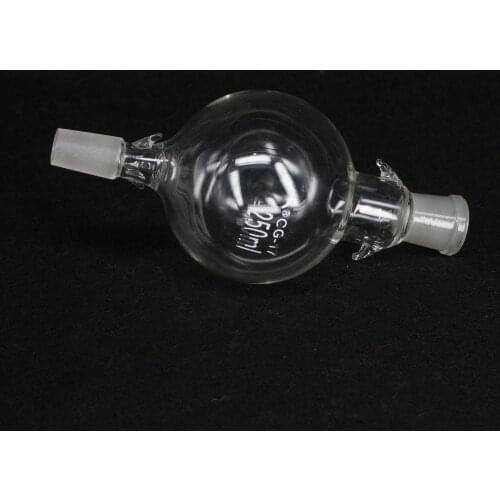 250ml 19/26 Chromatography Solvent Reservoir Ball Lab Glass Bottle Quick Fit