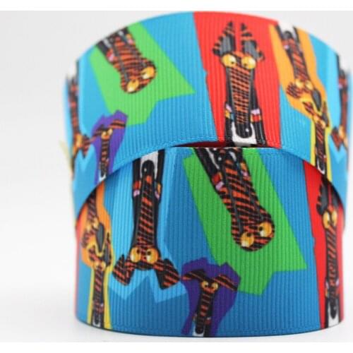 1-1/2"38MM Tabby Dog Print Grosgrain Ribbon Bow Headdress Diy Hair Accessories Retail Size 10-50