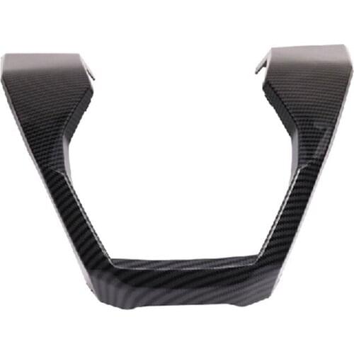 1PC Carbon Fiber Printed ABS Plastic Handle Bar Trim Cover For HONDA ADV150 2019 2020 2021