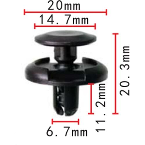 10 pcs CAR CLIPS 9046707164 C1399