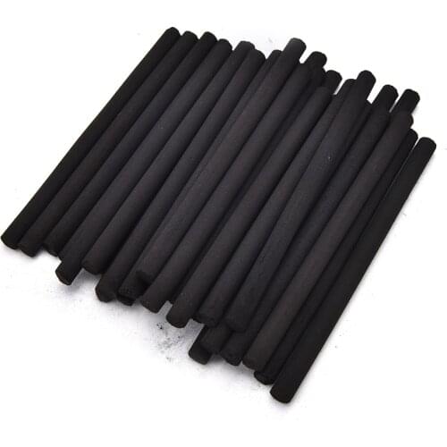 10Pcs/Box Smokeless Moxa Rolls Chinese Traditional Roller Stick Black Roller Burner Moxibustion Acupuncture Massage 12*120mm