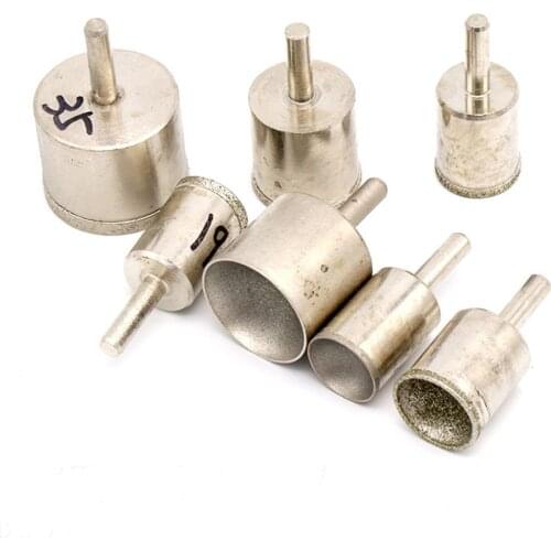 3mm-25mm Diamond Burr Grinding Bit Fine Coarse Cylinder Concave for Bead Shaping