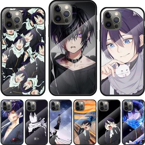 Yato Noragami Anime Tempered Glass Cover For Apple IPhone 12 Mini 11 Pro XS MAX XR X 8 7 6S 6 Plus Phone Case Coque