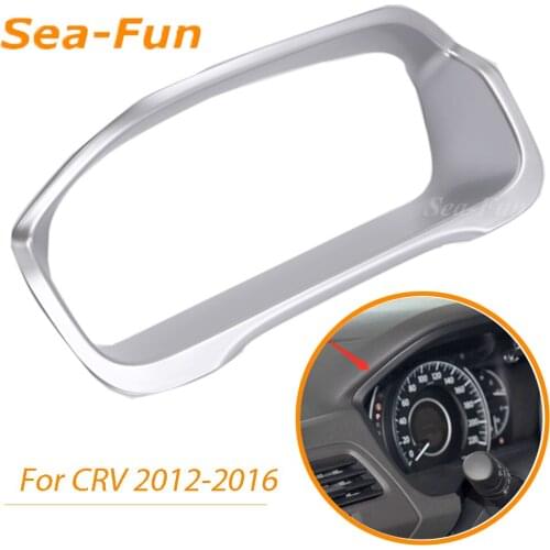 For Honda CRV CR-V 2012 13 14 15 2016 Car Dashboard Frame Sticker Cover Trim Auto Interior Moulding Interior Accessories ABS