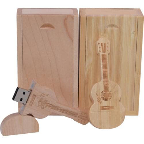 Exquisite Gifts Box USB 2.0 Flash Drive 4GB 8GB 16GB 32GB 64GB 128 GB Pen Drives Wooden Memory Stick (over 10pcs free logo)