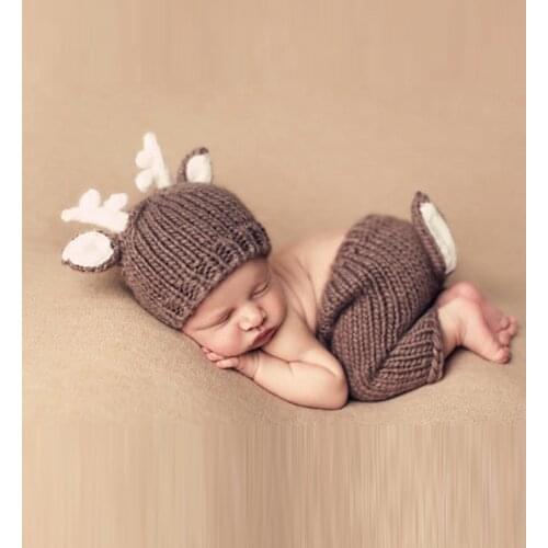 Amzing! bebe Hot Baby Muts Newborn Photography Props 100% Handmade Knitted Baby Beanie Fotografia Newborn Baby Photography Props