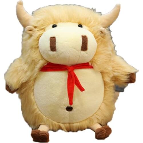 Dolls plush toys cute cow pillow bed big girl cow king mascot sleep girl boy sleep playmate holiday gift