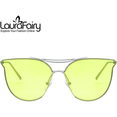 Laura Fairy New Brand Designer Cat Eye Sunglasses Cosy Shades Women Luxury Alloy Eyewear Sun Glasses Oculos 2016