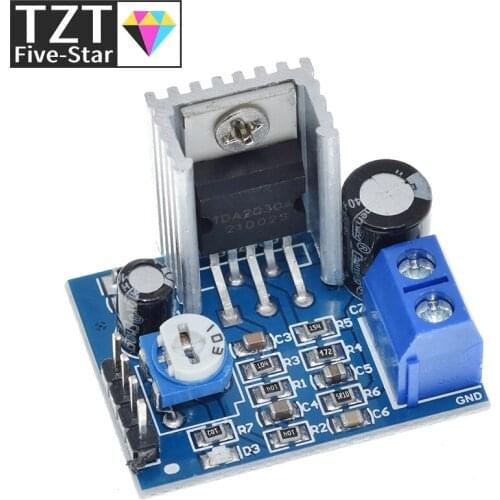 TZT TDA2030 Module Power Supply TDA2030 Audio Amplifier Board Module TDA2030A 6-12V Single