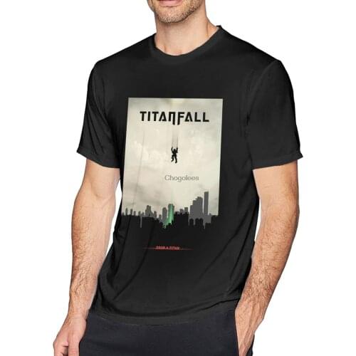Martotoah Titanfall T-Shirts Mans Leisure Cotton Tee Crew-Neck Short Sleeve Tshirt