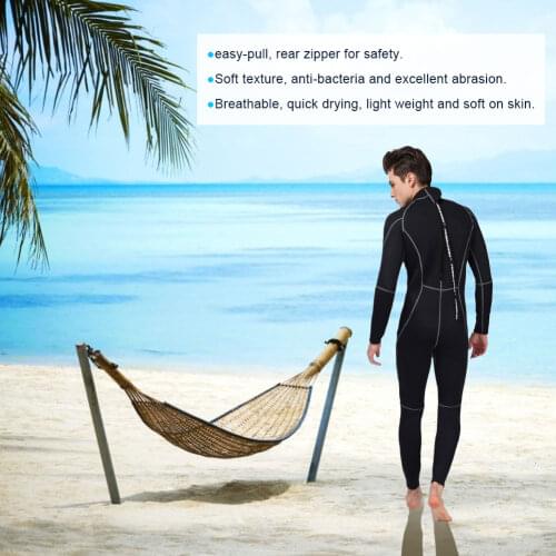 Premium Neoprene Wetsuit 3mm Men Scuba Diving Thermal Winter Warm Wetsuits Full Suit Swimming Surfing Kayaking Equipment Black