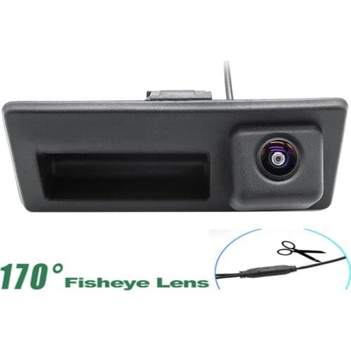 1080P Reversing Camera Trunk Handle Car Rear view Camera For Volkswagen Passat B6 B7 Polo Golf Caddy S haran EOS Audi